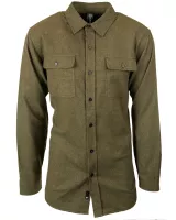 Burnside Men's Solid Flannel Shirt