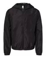 Independent Trading Co.® Youth Lightweight Windbreaker Full-Zip Jacket