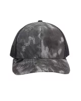Outdoor Cap Co Structured Camo Trucker With Solid Mesh Back Hat