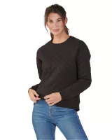 BOXERCRAFT Ladies' Quilted Jersey Sweatshirt