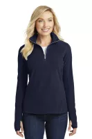 Port Authority® Women's Microfleece 1/2-Zip Pullover.