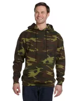 CODE V Unisex Camo Pullover Hoodie