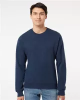 J. America Triblend Fleece Crewneck Sweatshirt
