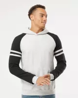 Jerzees® Nublend® Varsity Color-Blocked Raglan Hooded Sweatshirt