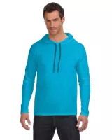 Gildan Adult Lightweight Long-Sleeve Hooded T-Shirt