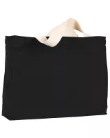 Bayside USA Made Cotton Canvas Medium Gusset Tote Bag