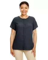 Devon and Jones Ladies' Perfect Fit™ Short-Sleeve Crepe Blouse