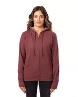 Econscious - Big Accessories Ladies' Heathered Full-Zip Hooded Sweatshirt