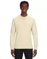 J AMERICA Men's Vintage Brushed Jersey Henley