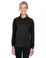 Harriton Women's Advantage Long Sleeve Tactical Polo Shirt