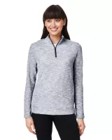 NORTH END® Women's Eclipse Jacquard Quarter-Zip Pullover Sweatshirt