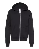 Bella + Canvas Youth Sponge Fleece Full-Zip Hoodie