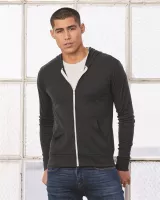 Bella+Canvas® Unisex Lightweight Hooded Full-Zip Sweater