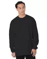 BAYSIDE Men's USA Made Heavyweight Waffle Knit Long-Sleeve Thermal Shirt