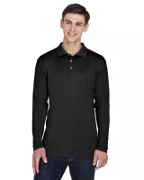 ULTRACLUB Adult Cool & Dry Sport Long-Sleeve Polo