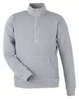 J AMERICA Unisex Pigment Dyed Fleece Quarter-Zip