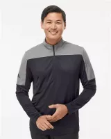 Adidas® Men's Lightweight Colorblocked Quarter-Zip Pullover