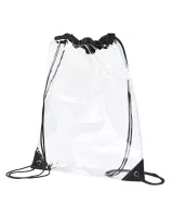 BAGedge PVC Clear Drawstring Bag