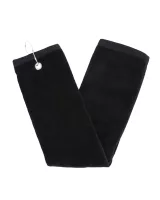 Carmel Towel Company Trifold Golf Towel with Grommet and Hook