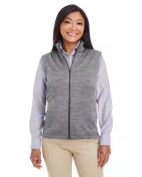Devon and Jones Ladies' Newbury Mélange Fleece Vest