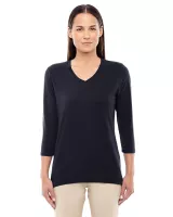Devon and Jones Ladies' Perfect Fit™ Bracelet-Length V-Neck Top