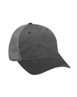 Adams Cap Pigment-Dyed Twill & Mesh Trucker Cap