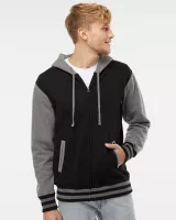 Independent Trading Co.® Unisex Heavyweight Varsity Full-Zip Hooded Sweatshirt