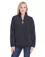 J AMERICA Ladies' Epic Sherpa Quarter-Zip
