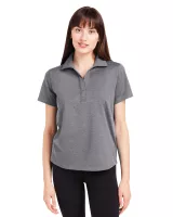 GLYDER LLC Ladies' Marbled Fairway Polo