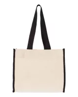 Q-Tees™ 14L Tote w/Contrast-Color Handles