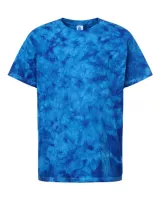 COLORTONE® Short Sleeve Tie-Dye Youth Crystal Wash T-Shirt