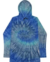 Tie-Dye Unisex Long Sleeve Hooded T-Shirt
