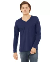 BELLA+CANVAS Unisex Jersey Long-Sleeve V-Neck T-Shirt