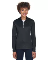 ULTRACLUB Ladies' Cool & Dry Sport Quarter-Zip Pullover