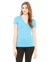 BELLA+CANVAS Ladies' Triblend Short-Sleeve Deep V-Neck T-Shirt
