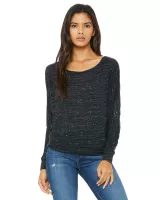 BELLA+CANVAS Ladies' Flowy Long-Sleeve Off Shoulder T-Shirt
