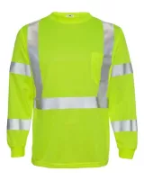 Kishigo® Unisex Long Sleeve Class 3 T-Shirt