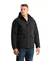 Berne® Apparel Men's Highland Quilt-Lined Micro-Duck Hooded Jacket