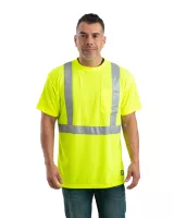 Berne Apparel Men's Tall Hi-Vis Class 2 Performance Short Sleeve T-Shirt