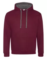 ALL WE DO is Adult Midweight Varsity Contrast Hooded Sweatshirt