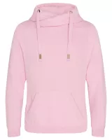ALL WE DO is Men's Heavyweight Cross Over Neck Hooded Sweatshirt