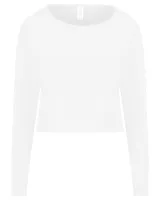 ALL WE DO is Ladies' Cropped Pullover Sweatshirt