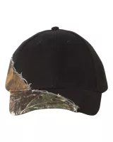 Licensed Camouflage w/Barbed Wire Embroidery Cap