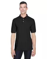 Harriton Men's Easy Blend™ Short Sleeve Polo w/Pocket