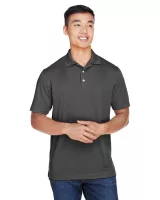 Harriton Men's Double Mesh Polo