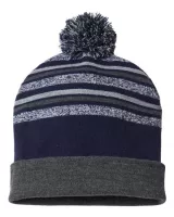 Cap America® USA-Made Striped Beanie