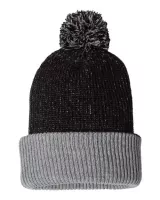 Sportsman™ 12" Knit Speckled Pom-Pom Beanie