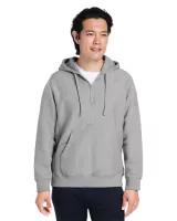 Team 365 Unisex Zone HydroSport™ Heavyweight Quarter-Zip Hooded Sweatshirt