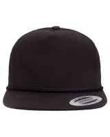 Yupoong Poplin Golf Snapback Cap