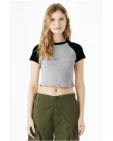Bella+Canvas® Women's Micro Rib Raglan Baby T-Shirt